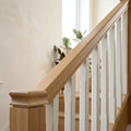 59 x 59mm Engineered Oak Handrail Grooved or Ungrooved