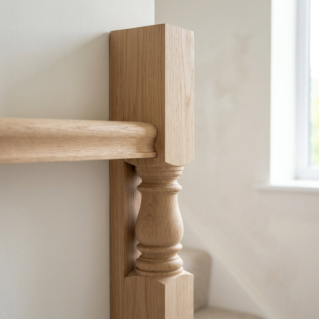 115mm x 1500mm Half Oak Windermere Stair Part (view 2)
