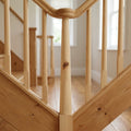 710mm Tapered Volute Newel Peg Pine 75mm to 32mm