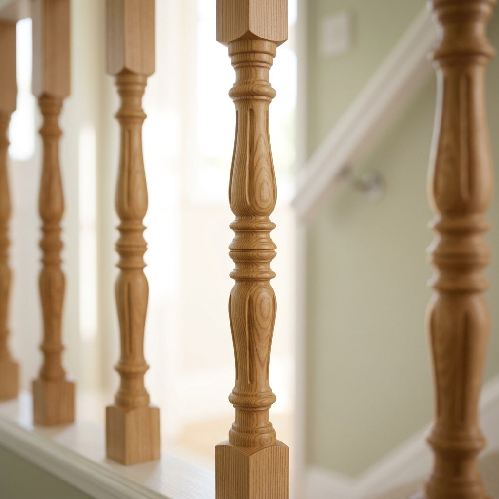 41-55mm Stair Spindle Pine or Oak (view 2)