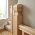 Half Borrowdale Square Newel Cap 32mm Dowel Unfinished