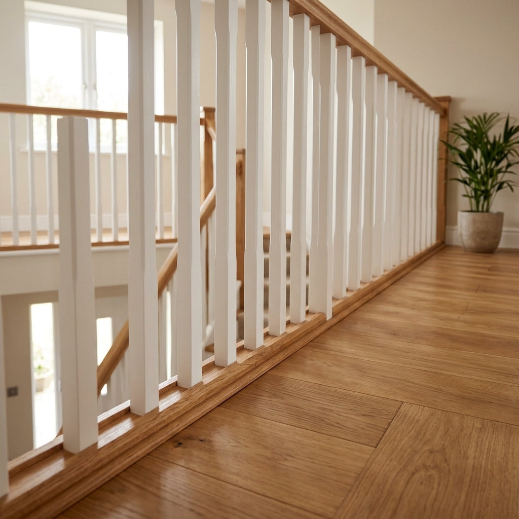 70 x 20mm Baserail with Infill - Solid Timber