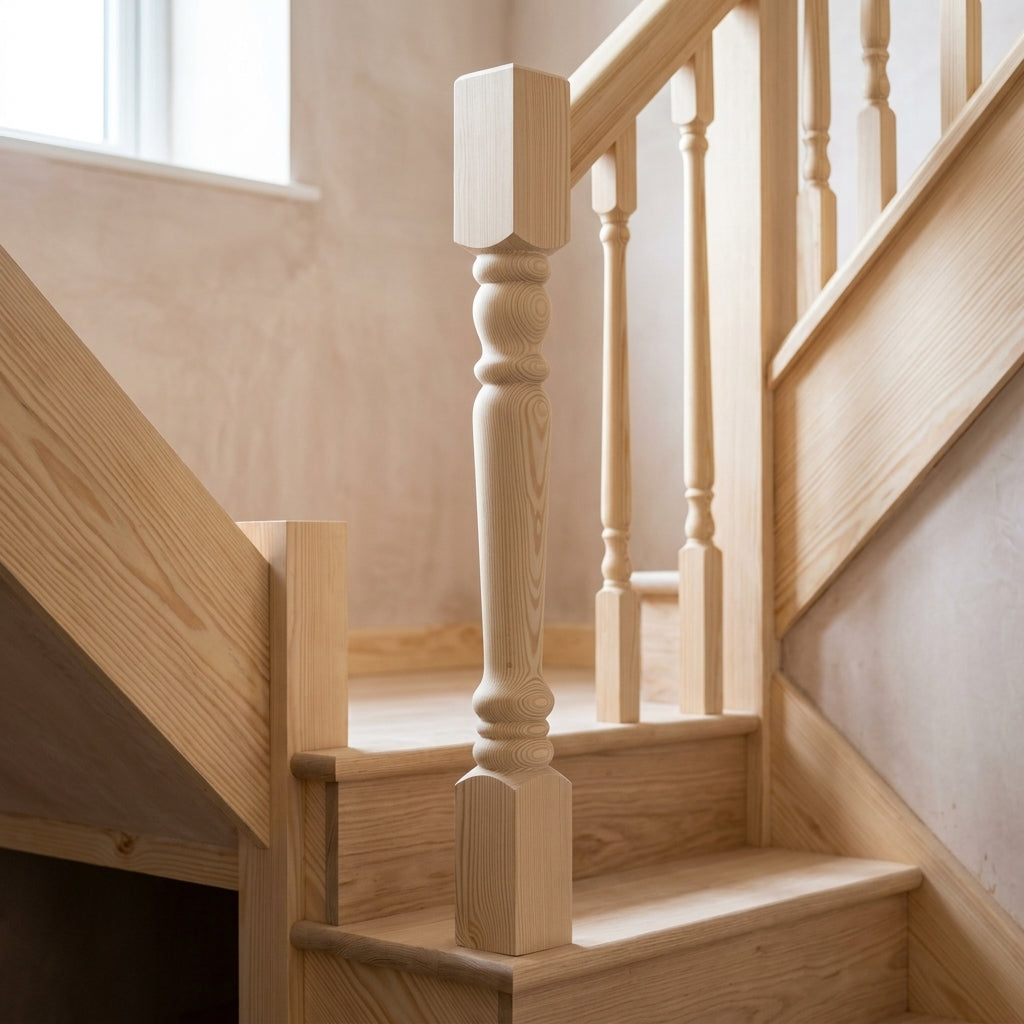 70mm Peg with 180mm Chamfered Block and 555mm Turned Section