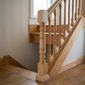 210mm Newel Post Pine/Oak Victorian Style