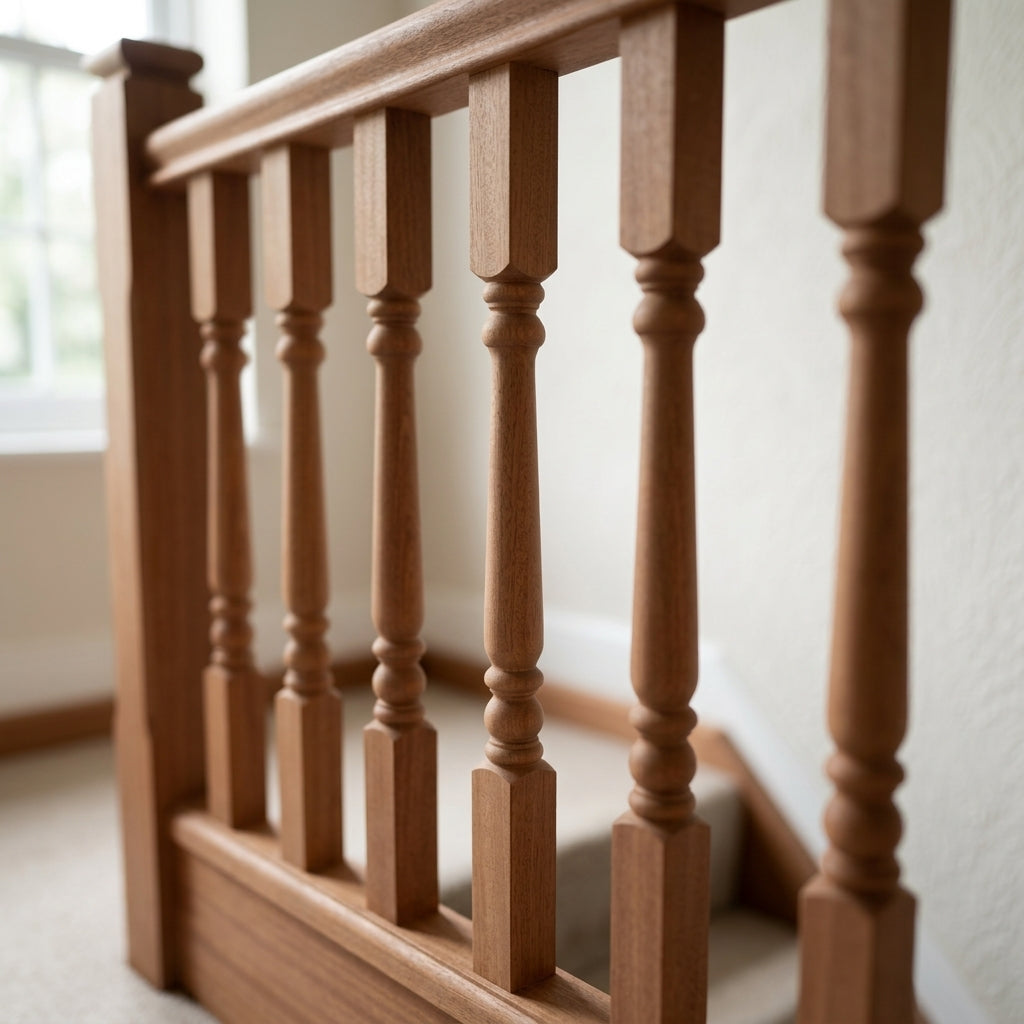 50mm x 900mm Sapele York Spindle Pack of 5 (view 2)