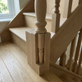 90mm Oak Newel Post Peg - Requires Sanding