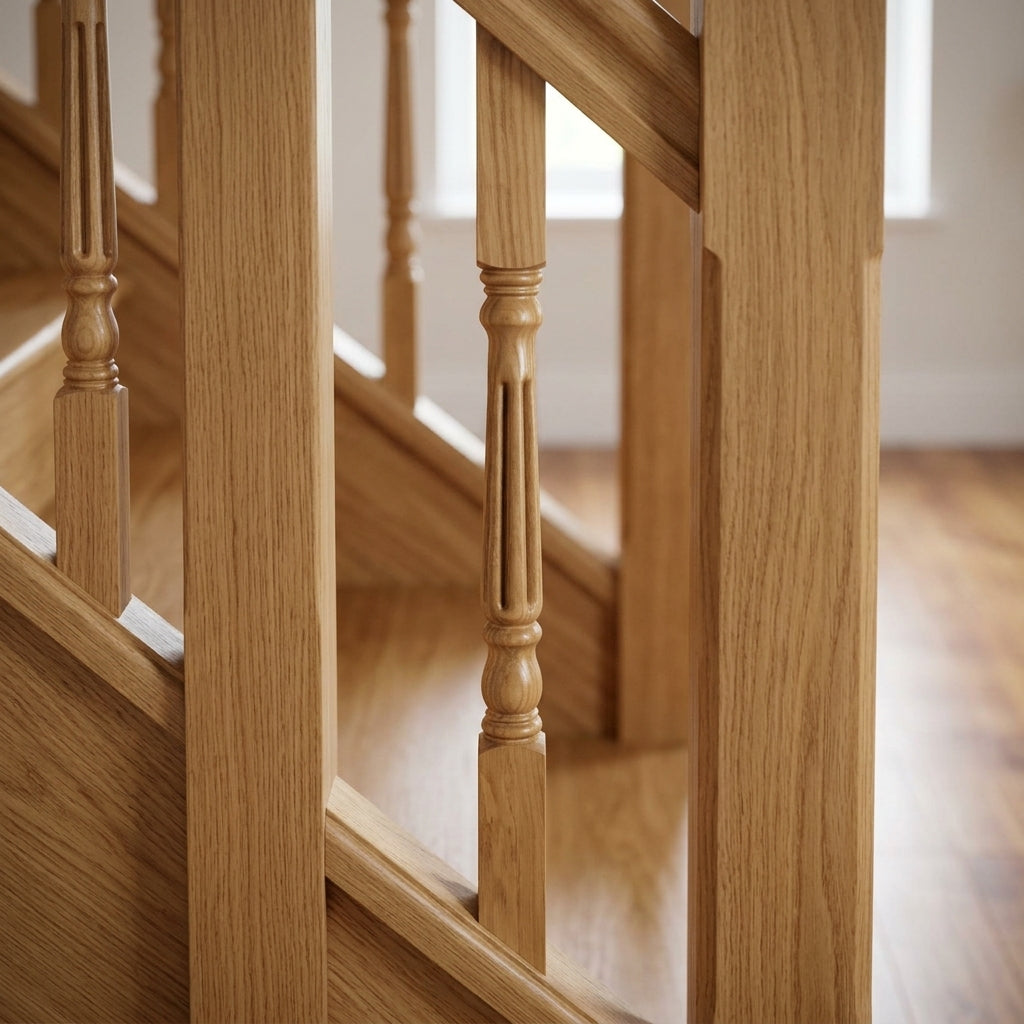 41-55mm Stair Spindle Pine/Sapele/Ash/Oak