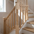 90mm Rowley Newel Post – Oak or Pine