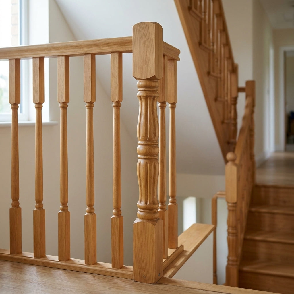 210mm Newel Post – Pine or Oak