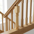 90mm Newel Post Oak 205 Peg
