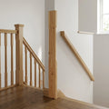 115mm x 1500mm Half Newel Pine with Knots