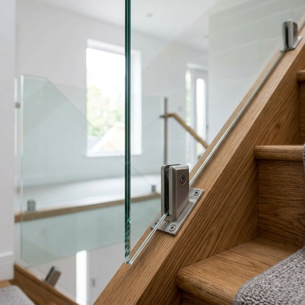 1m x 0.5m Glass Panel for Staircases (view 2)