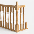 90mm Newel Post – Pine or Oak – 205 Peg