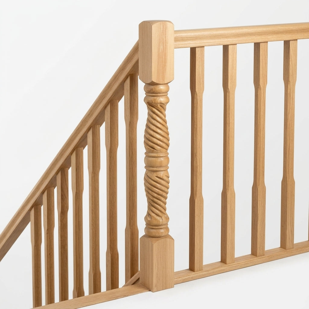 210mm Newel Post – Pine or Oak
