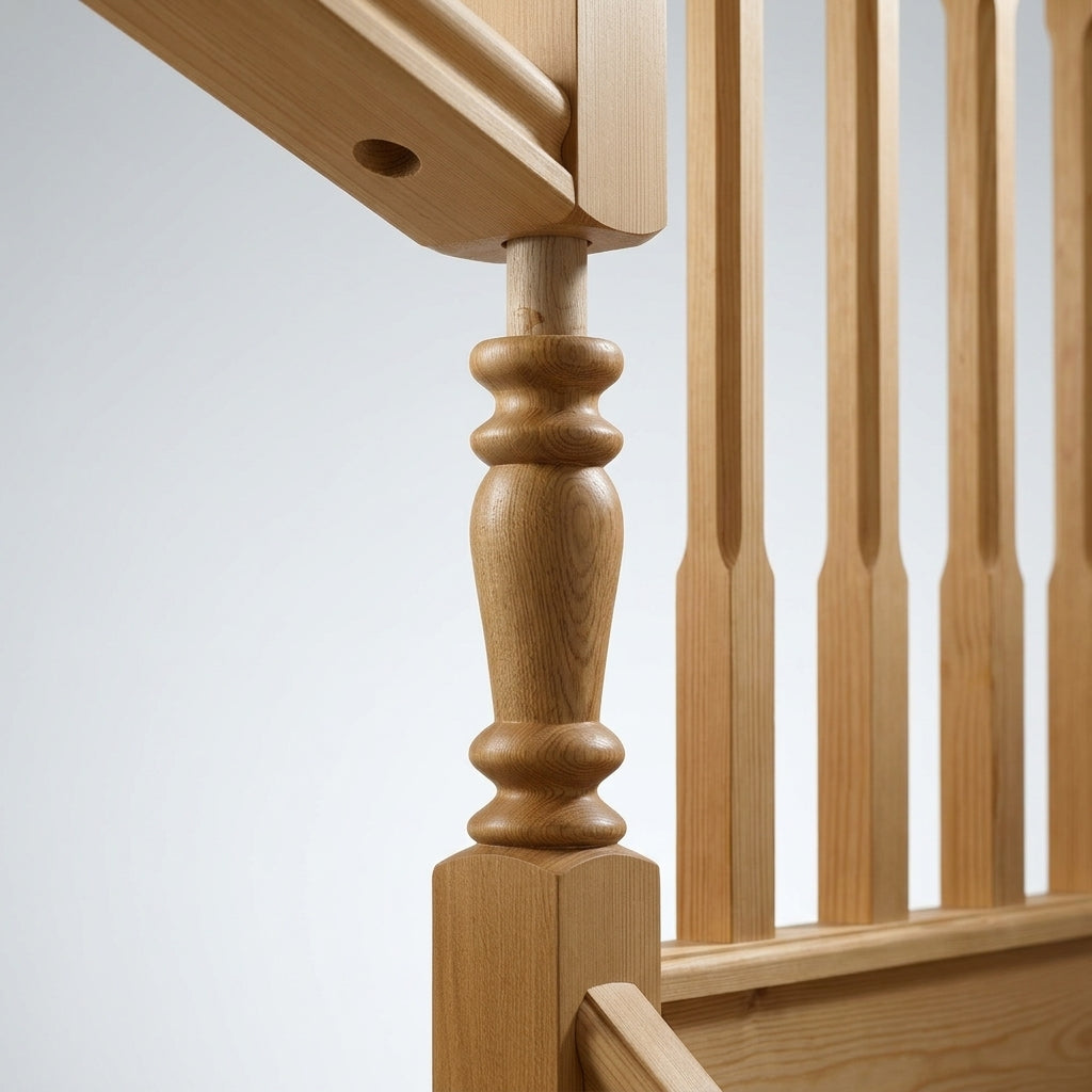 90mm Newel Post Pine 416 Peg