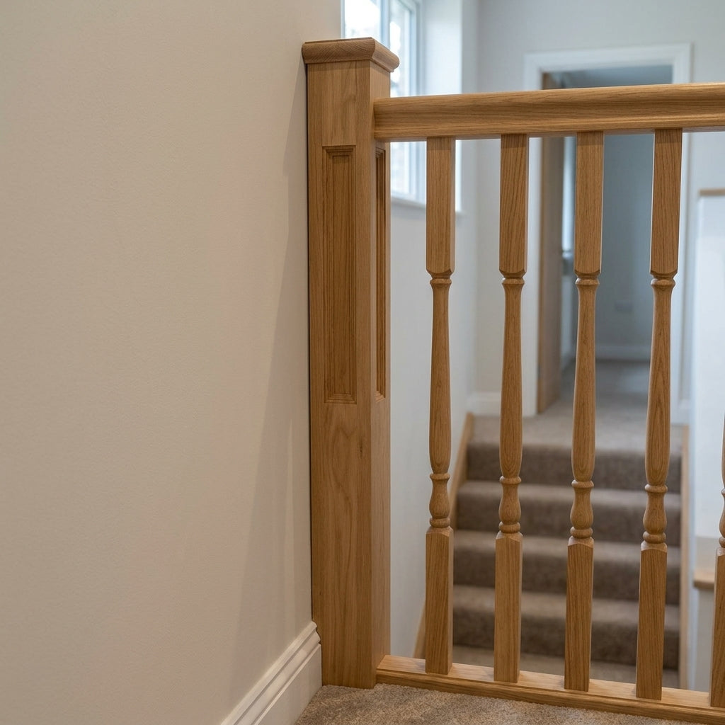 Half 115mm Washington Newel Post Oak