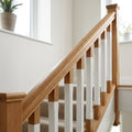 80 x 51mm Solid Handrail with Infill