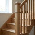 210mm Newel Post Oak with Pyramid Cap